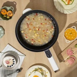 Aluminum Electric Cooker Frying Pan with Non-Stick Surface Electric Wok