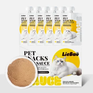 Petiscos de Proteína Natural para Cães, Alimento em Pouch para Animais de Estimação, Petisco Úmido para Gatos