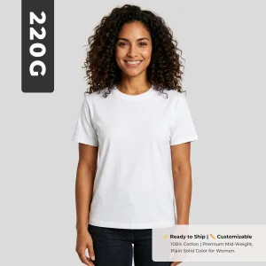 Hot Sale Women's Casual Knitted Breathable Cotton T-Shirts