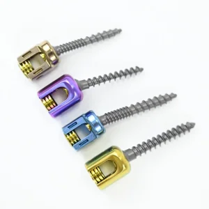 Factory Price 5.5mm Pedicle Screws Spinal Fixation System Titanium Orthopedic Spine Implants for Posterior Fixation