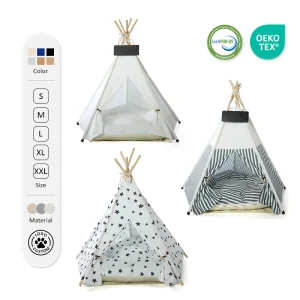Pet Teepee Dog & Puppy Cat Tents