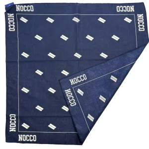 Printed Black Square Scarves