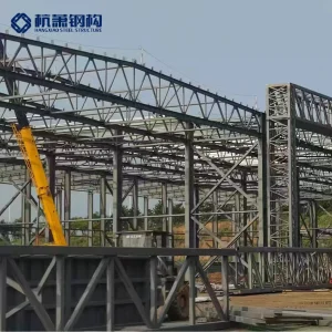Estructura modular metálica prefabricada de alta resistencia para negocios comerciales, almacén estructural de acero para uso industrial, techo de hangar, sala, casa de campo, villa, iglesia