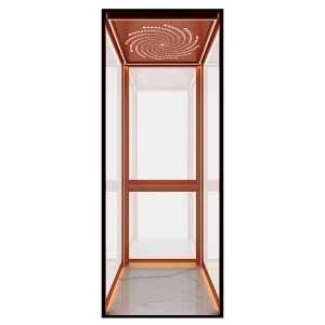 Ultra-White Tempered Explosion-Proof Glass Home Villa Elevator Lift