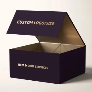 Flip Top Folding Magnetic Closure Gift Box