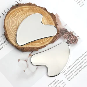 Hot Selling Stainless Steel Gua Sha Massage Tool Anti Puffiness Facial Lifting Tool OEM Custom