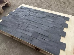 Black Slate Culture Stone for Cut to Size Tile Roof Tile Culture Stone