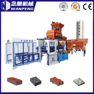 Smart-Operation Automated Qt6-15b Brick Making Machine for Construction Sites