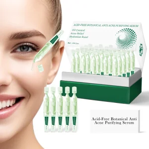 Strength Acid-Free Botanical Anti Acne Purifying Face Serum with Niacinamide Reduces Redness for Acne-prone Skin