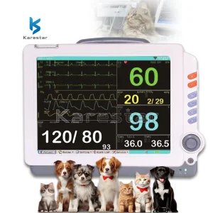 Monitor de Signos Vitales de Pacientes Veterinarios Certificado CE con Soporte para Cálculo de Dosis de Medicamentos Monitor de Pacientes Inteligente