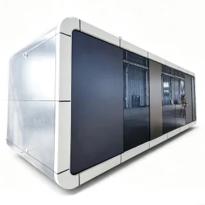 Cabaña Prefabricada Futurista
