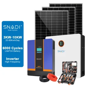 Off Grid Solar Power System 5kw Complete Kit Solar Energy System
