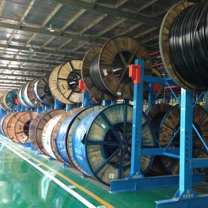 Heavy Duty Wire & Cable Spool Storing Racks for Italian Telecommunication Grid Facilities