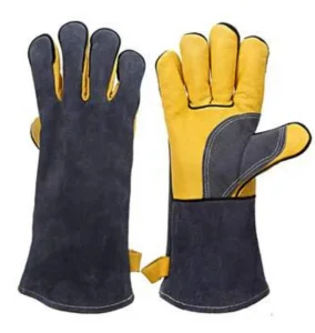 Working Gloves Long Cuff Welding Heat Protective Resistant