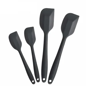 Non-stick Cake Baking Scraper Spatulas Silicone Heat Resistant Set