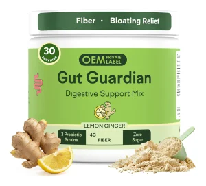 OEM Gut Health Probiotic Fiber Powder Mix