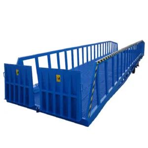 CE ISO Approved 6t 8t 10t 12t 15t Adjustable Mobile Hydraulic Loading Unloading Dock Yard Ramp Boarding Bridge for Sale