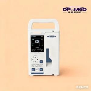 مضخة تسريب طبية عالية الدقة مضخة تسريب محمولة معدات طبية بيطرية جهاز OEM لتغذية الحقن عمود تثبيت محمول