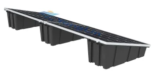 Solar Panel Roof Photovoltaic Plastic Base Bucket Ballasted System Ground Flat Roof Mounting