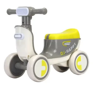 Children's Balance Car Four-Wheel Light Music Anti-Rollover Baby Twist Bike Ride on The Sliding Walker/Children Swing Car