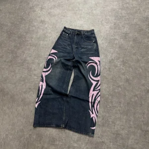 OEM Distressed Wide Leg Jeans