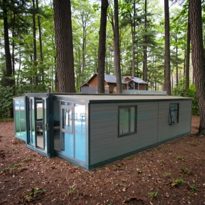 Tiny Homes Ready to Ship 30ft Expandable Prefabricated Container House with Steel Sandwich Panel Modern Design Outdoor Use