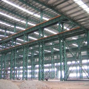 Industrial Light Metal Prefab Prefabricated Steel Frame Structure China Factory Warehouse Building