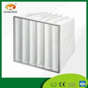 Filtration System Metal Frame Synthetic Fiber En779 G4 Pocket Bag Air Pre-Filter