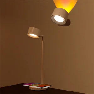 Sunset Night Light LED Desk Lamp Wireless Charging