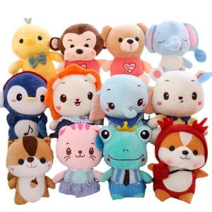 Factory 7 10 15 20 30cm Crane Machine Mini Plush Toy Vending Machine Doll Claw Machine Plush Stuffed Animal Toys With Keychains