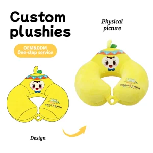 Small Quantity Order LOGO Customize Neck Pain Pillow Support U Shape Memory Foam for Car Airplane Travel Kits