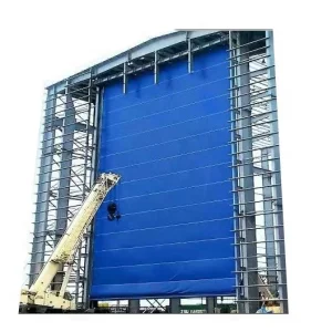 Large Industrial Foldable PVC Aircraft Hangar Door