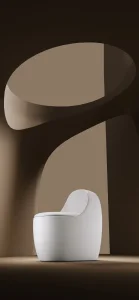 Tankless Automatic Smart Ceramic Toilet for Apartment