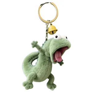 2026 LizardTom Cartoon Plush Toy Keychain with Funny Face, Tiktok Hot Selling Squishy Kawaii Key Chain Acssesoriess for Unisex