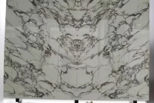 Nano Glass Stone Calacatta Series 012 for Decoration Interior Design Flooring Wall Cladding Countertop