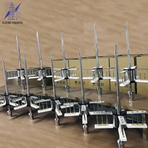 نظام حماية من الصواعق مع موصلات للصواعق لحماية الأنظمة الشمسية