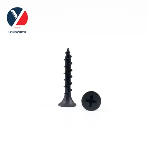 China Screw Fastener Bugle Phillips Head Drywall Screws Fine Thread Black Drywall Screw Factory
