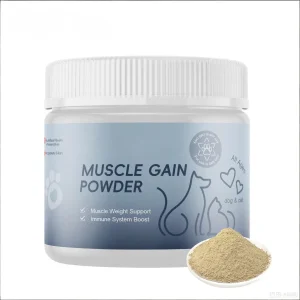 Custom Muscle Gain Powder Pet Health Care Supplement High Protein Dog Dry Food