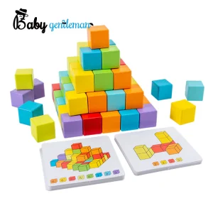 Wooden Building Blocks Set