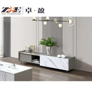 Factory Direct Modern Living Room Solid Wood Drawer Storage Home TV Cabinet