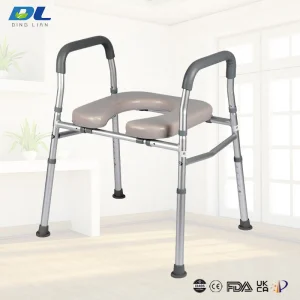 Dinglian Dl-2016la Sturdy Toilet Safety Frame with Grab Bars Bariatric Disabled Toilet Aid for Support
