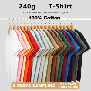 Blank Plain T-Shirt Custom