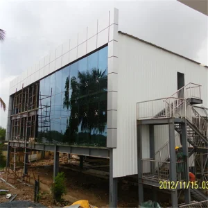 Philippines Multi Story Steel Structure Office Building Prefabricated Steel Structure Workshop Warehouse Building Sample Customization
