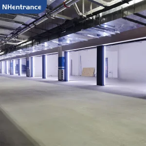 Premium Spiral Garage Door with French Style and Metallic Copper Finish for Luxury Residences