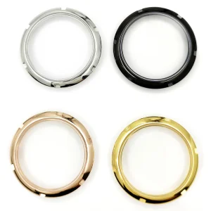 Shiny Stainless Steel Transparent Watch Case Back Mineral Glass for SKX007,SRPD51 Diving Watch Case 33x29.6mm Silver Black Part
