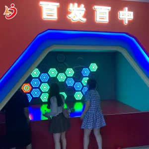 Interactive Team Sport Throwing Balls Active LED Game Amusement Park Machine