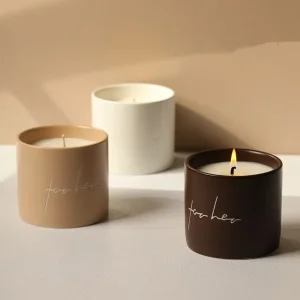 Direct Sales Sustainable Non-Toxic Mini Scented Glass Soy Wax Candle for Seasonal Decoration