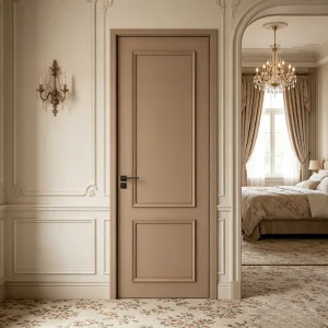 Custom French-style Solid Wood Composite Polymer Interior Doors