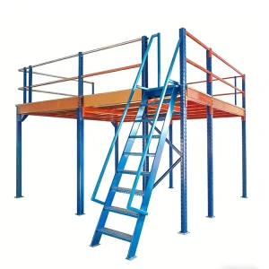 Custom Steel Mezzanine Multi Level Industrial Storage