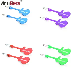 Multifunction Key Chain Customized Fancy Guitar Bottle Opener